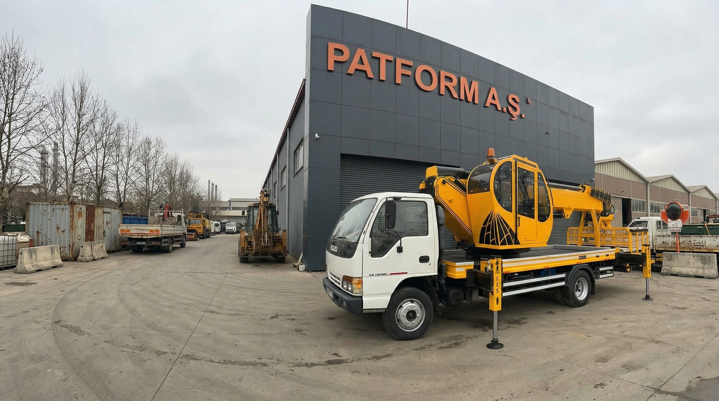 Bursa sepetli vinç hizmeti